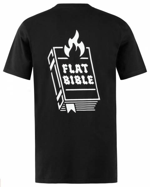 FLATBIBLE T-SHIRT! S (SMALL) Black only