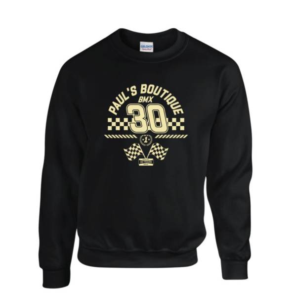 PAUL’S BOUTIQUE BMX 30 YEARS ANNIVERSARY SWEATER S or XL Black (Round Logo)