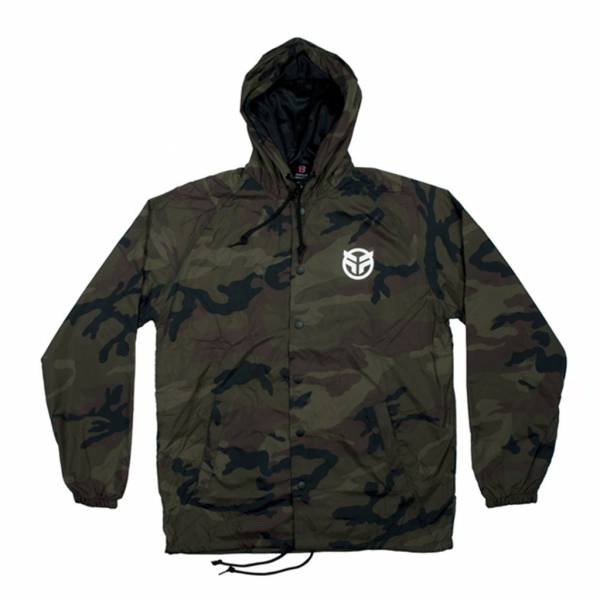 FEDERAL HOODED WINDBREAKER JACKET LOGO XXL Camo