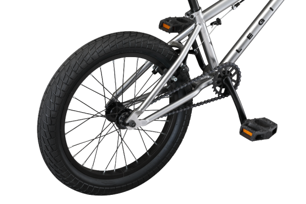SPECIAL ORDER: MONGOOSE 18" BIKE 16.8”TT LEGION L18 Silver (1 WEEK DELIVERY TIME)