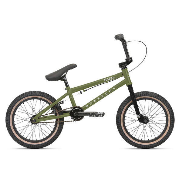 HARO DOWNTOWN 16" COMPLETE BIKE 16 inch WHEELS Army Green (AUGUST 2022)