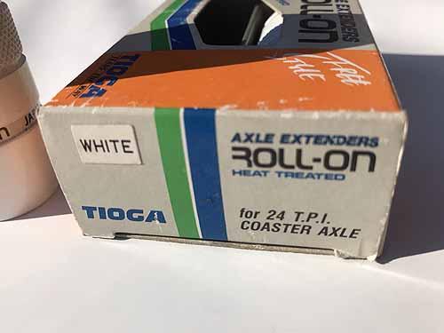 PEGS TIOGA ROLL ON 24T (FOR COASTERBRAKE) White