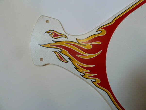 ZERONINE FLAME NUMBERPLATE NOS White
