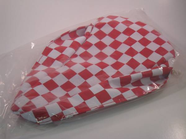 SEAT COVER CHECKERED Red/White