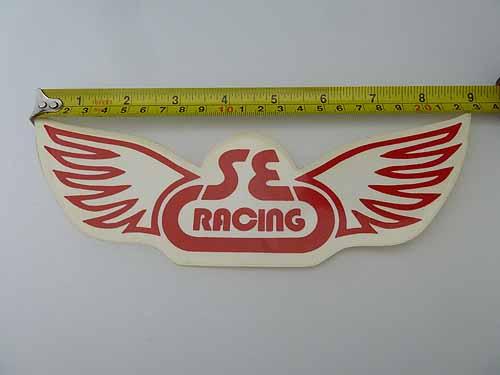 STICKER SE RACING REPRO WING Clear/Red