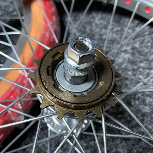 SUPERGOOSE REPRO WHEELSET INCL TIRES Silver/Red