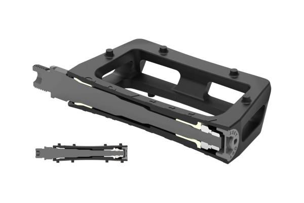 ODYSSEY GRANDSTAND V2 ALLOY PEDALS 9/16" Black